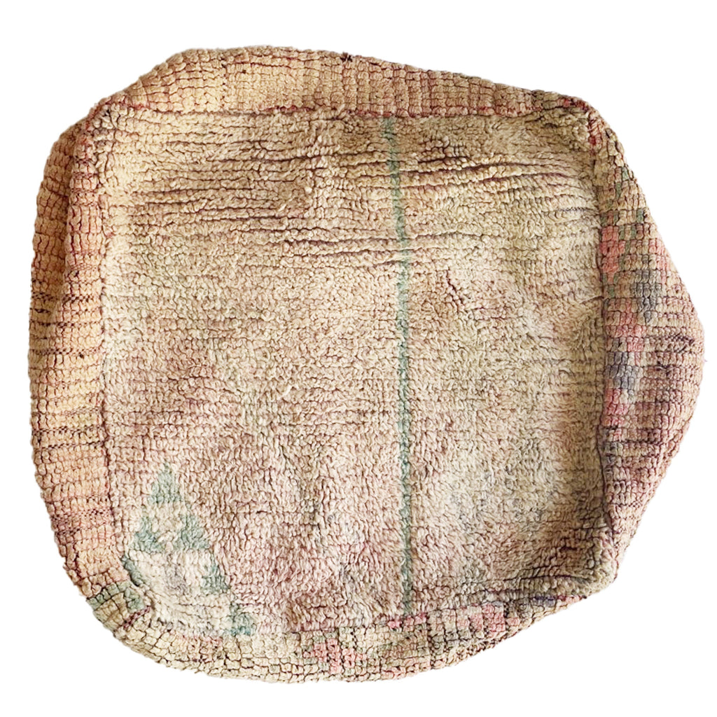 sustainable recycled vintage Moroccan floor cushion, comfy pouf, cosy dog bed, luxurious cat bed
