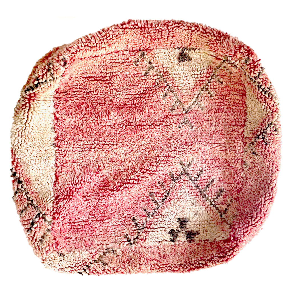 sustainable recycled vintage Moroccan floor cushion, comfy pouf, cosy dog bed, luxurious cat bed
