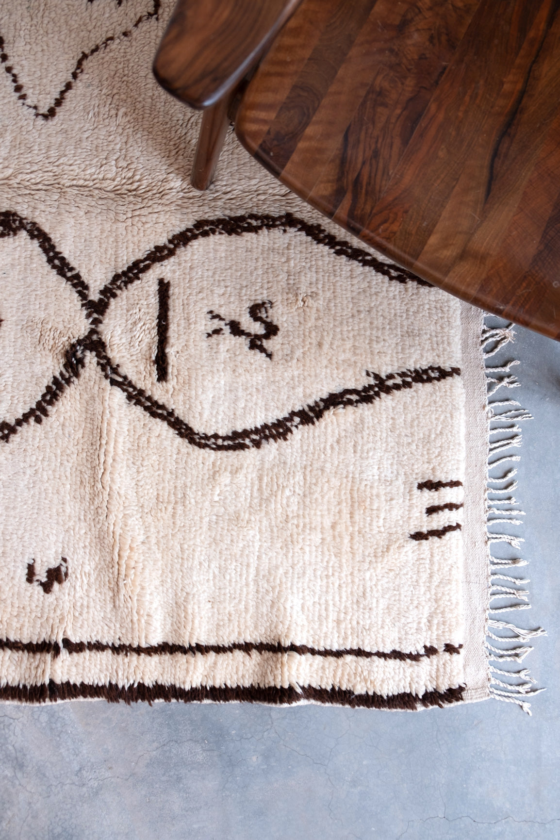 ◉Moroccan Rug◉184cm×153cmvintageベルベル人