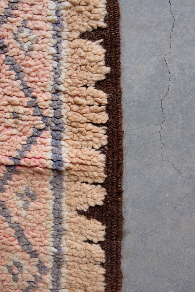 Vintage Moroccan rug with Berber motifs.