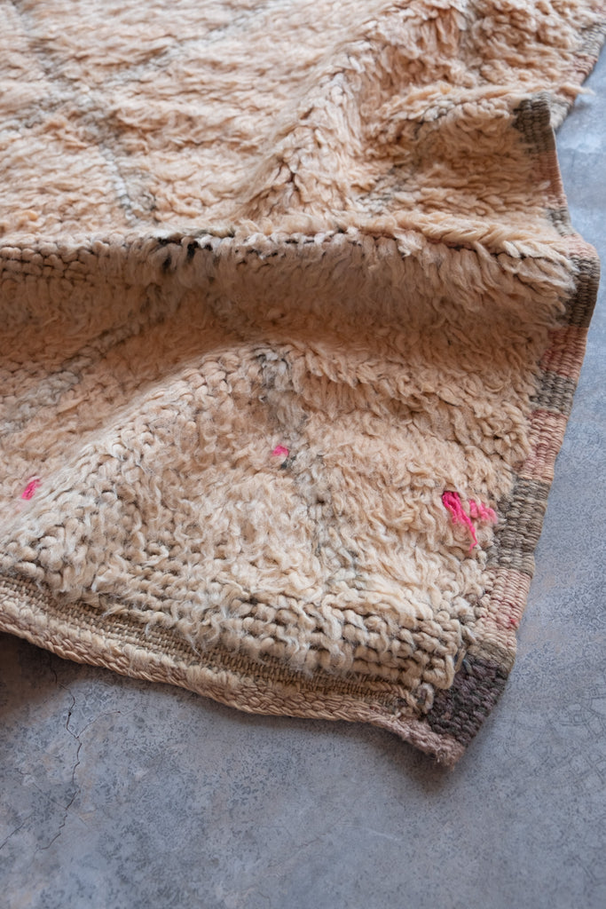 The enchanting Moroccan rug a perfect blend of tradition and contemporary design.