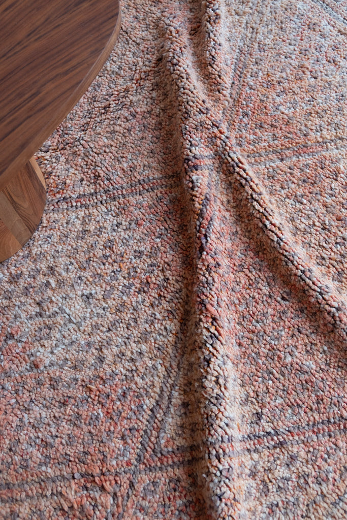 Introducing the vintage Moroccan rug  - a stunning addition to any space, available at Moroccan Tribe.