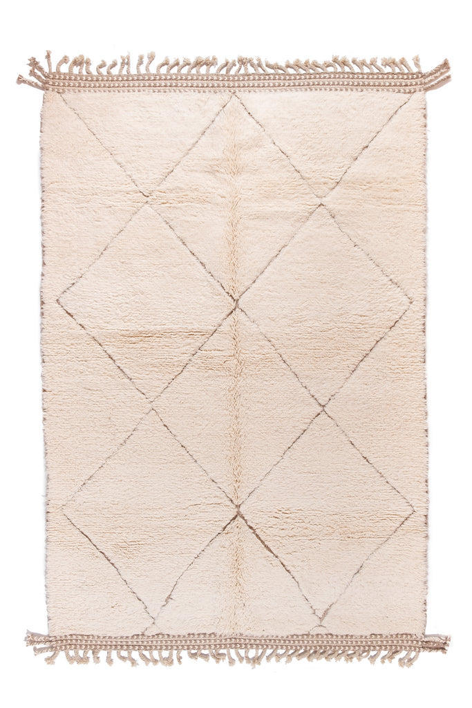 Vintage Moroccan rug  with tribal motifs, available in Australia.
