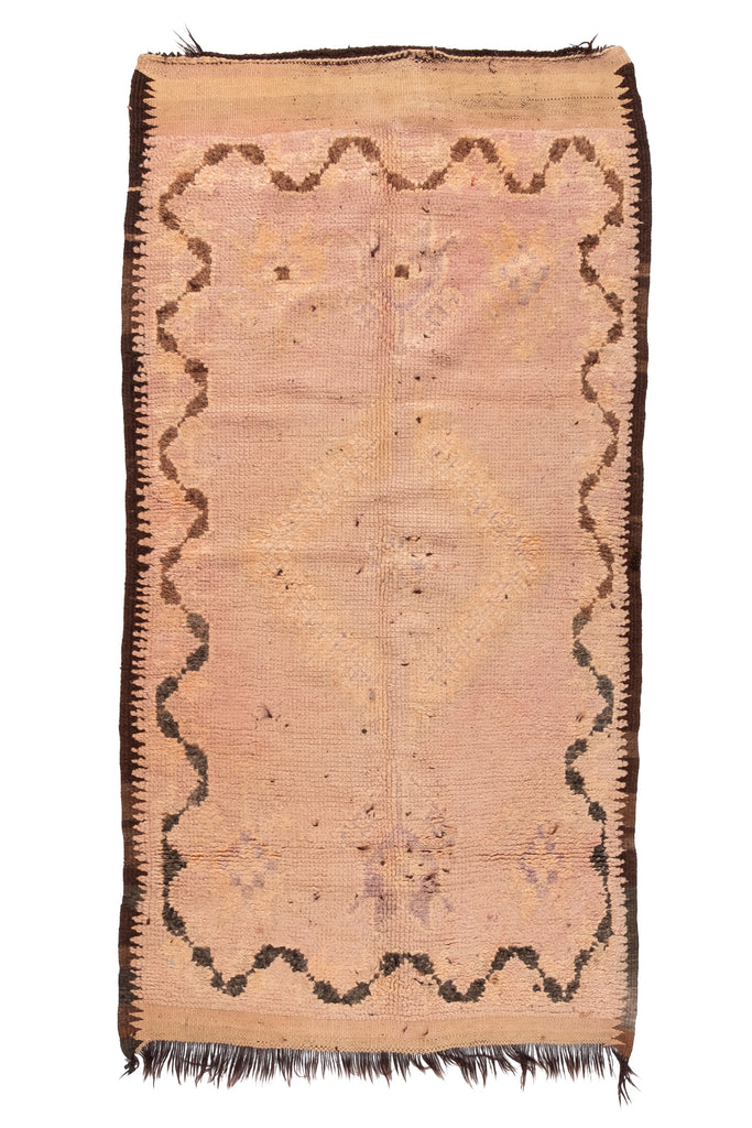 Vintage Moroccan Rug - Elegant Moroccan Rug with Geometric Designs and Warm Hues.